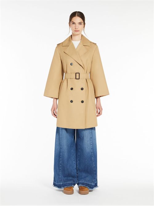 Trench doppiopetto in gabardina idrorepellente WEEK END Max Mara | ELODIA2515021031600009